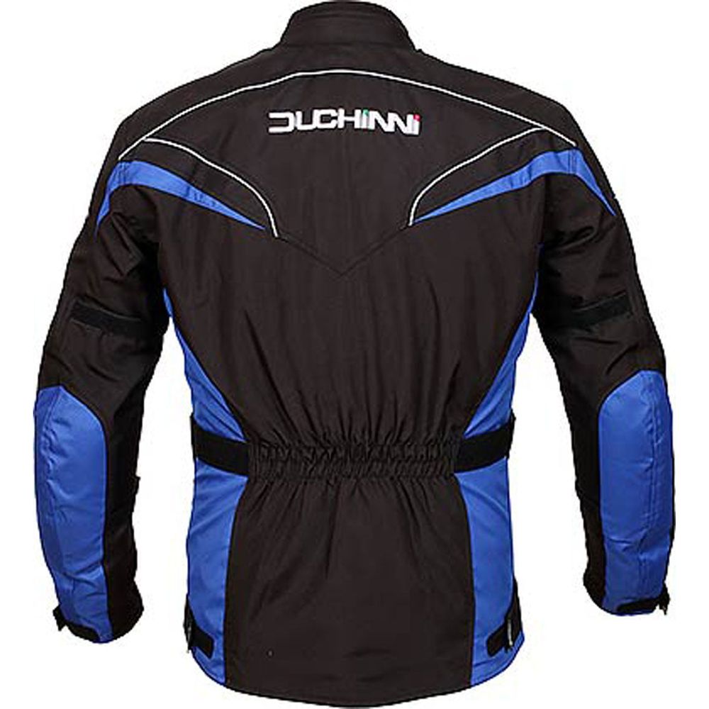 Duchinni Hurricane Textile Jacket Black / Blue FREE 1 YEAR Returns, FREE UK Delivery | ThrottleChimp