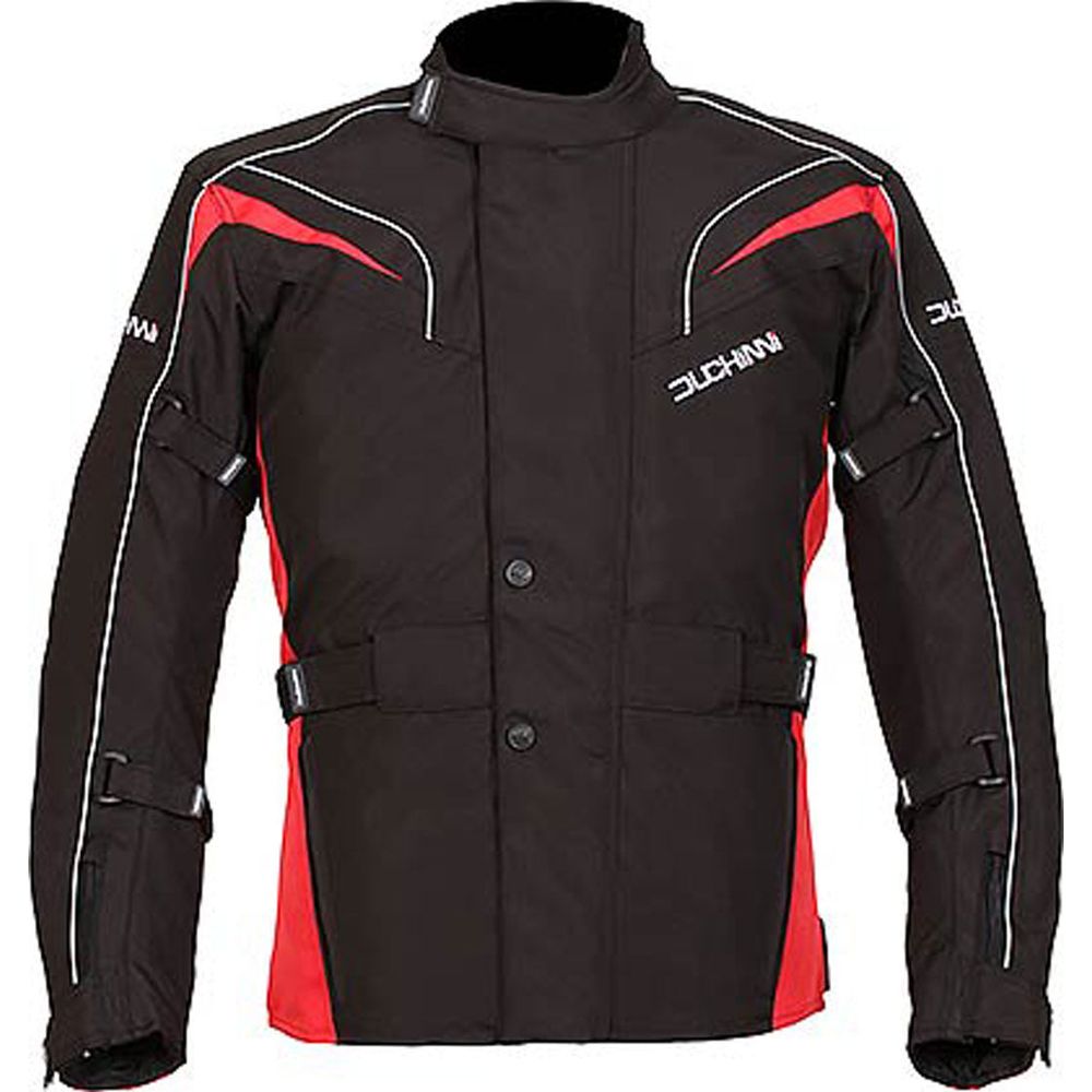 Duchinni Hurricane Textile Jacket Black / Red FREE 1 YEAR Returns, FREE UK Delivery | ThrottleChimp
