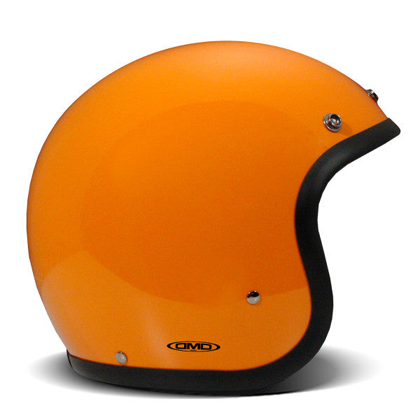 DMD Retro Jet Open Face Helmet Orange FREE UK Delivery, FREE 365 Day Returns | Moto Central