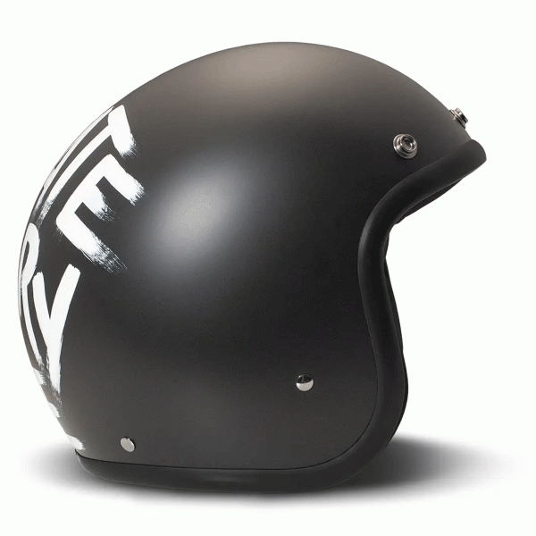 DMD Retro Jet Open Face Helmet I Hate Everyone FREE UK Delivery, FREE 365 Day Returns | Moto Central