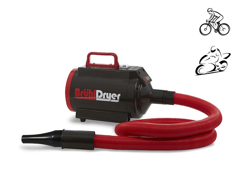 Bruhl Motorcycle Dryer Single Turbine MD1400/2 - UK FREE 1 YEAR Returns, FREE UK Delivery | ThrottleChimp