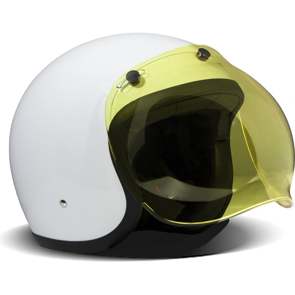 DMD Vintage Bubble Helmet Visor Yellow FREE 1 YEAR Returns, FREE UK Delivery | ThrottleChimp