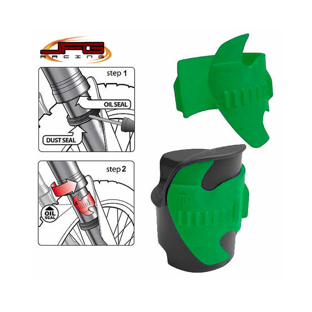 Bike It Fork Seal Saver Scraper Green FREE 1 YEAR Returns, FREE UK Delivery | ThrottleChimp