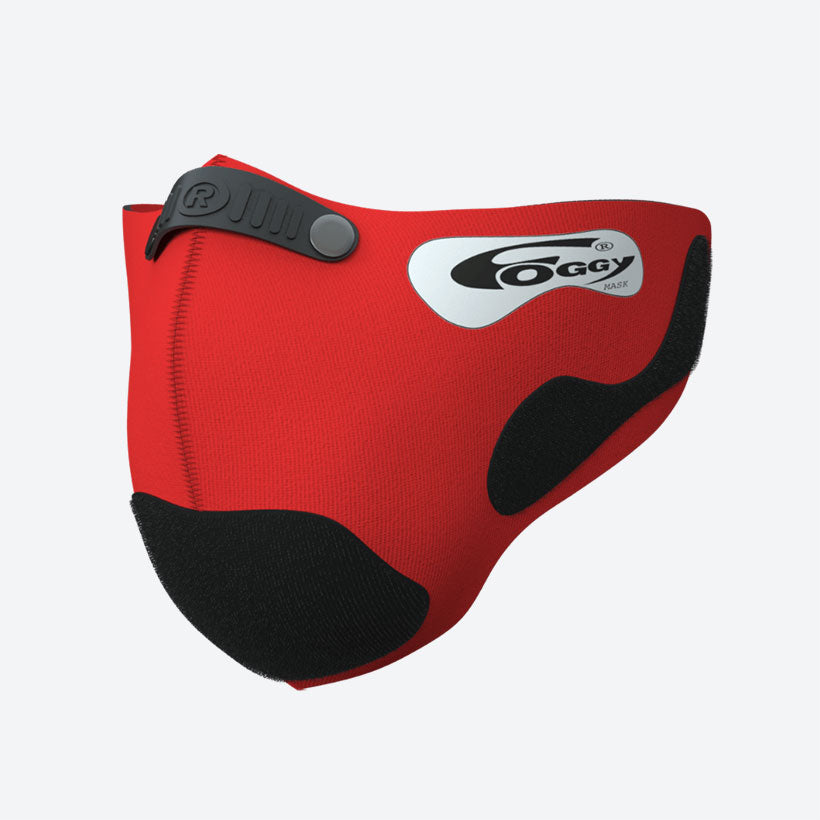 Respro Foggy Anti-Fog Face Mask Red FREE 1 YEAR Returns, FREE UK Delivery | ThrottleChimp