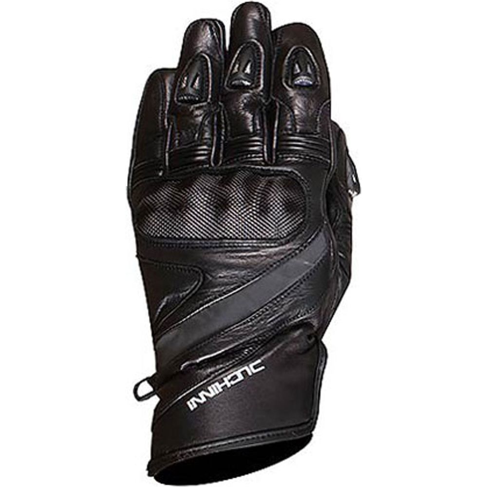 Duchinni Fresco Leather Gloves Black FREE 1 YEAR Returns, FREE UK Delivery | ThrottleChimp