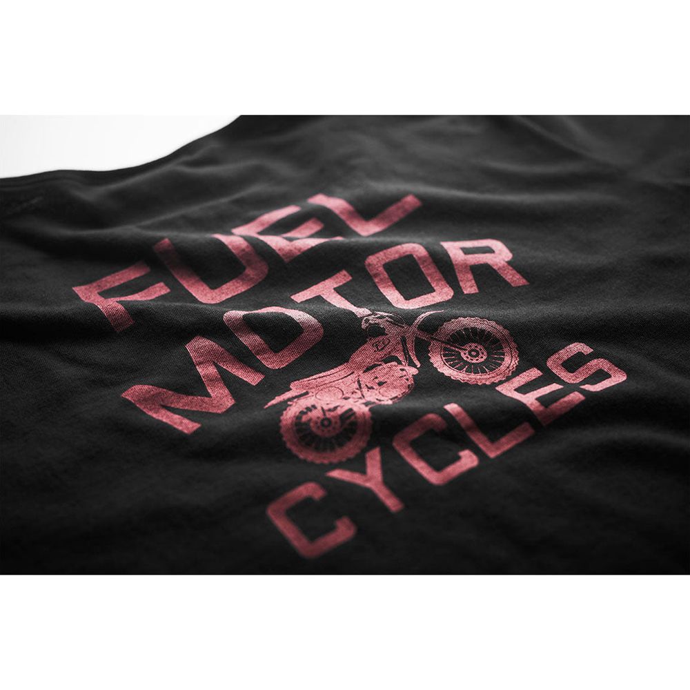 Fuel Angie Ladies T-Shirt Black FREE 1 YEAR Returns, FREE UK Delivery | ThrottleChimp