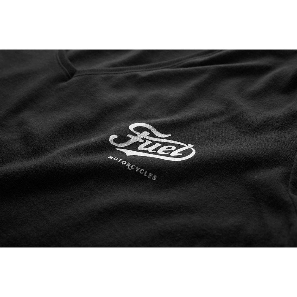 Fuel Angie Ladies T-Shirt Black FREE 1 YEAR Returns, FREE UK Delivery | ThrottleChimp
