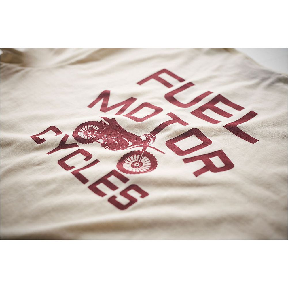 Fuel Angie Ladies T-Shirt Cream FREE 1 YEAR Returns, FREE UK Delivery | ThrottleChimp