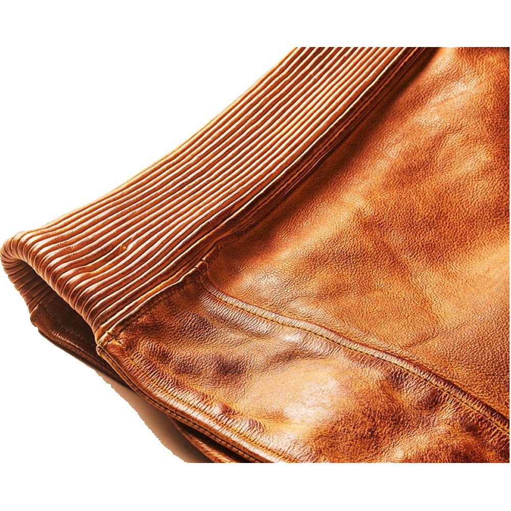 Fuel Bourbon Leather Jacket Tan FREE 1 YEAR Returns, FREE UK Delivery | ThrottleChimp