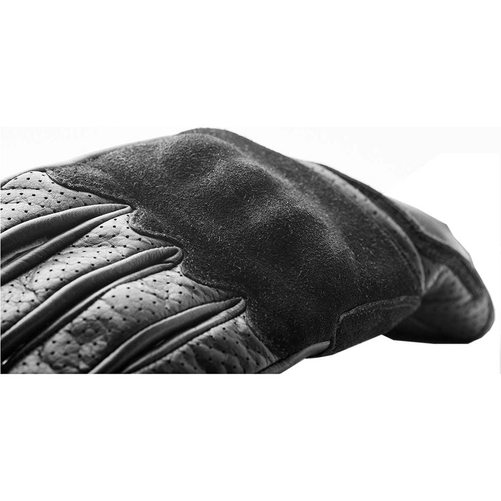 Fuel Rodeo Leather Gloves Black FREE 1 YEAR Returns, FREE UK Delivery | ThrottleChimp