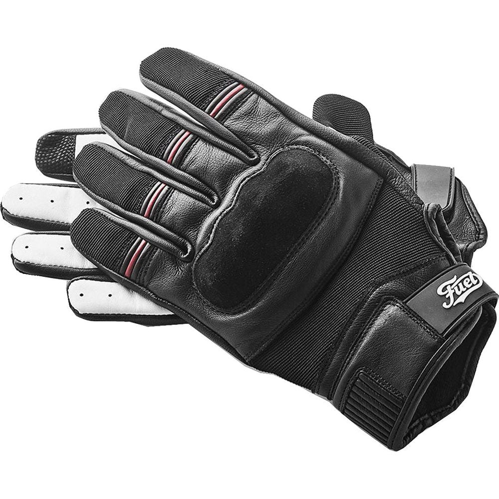 Fuel Rally 2 Textile Gloves Black FREE 1 YEAR Returns, FREE UK Delivery | ThrottleChimp