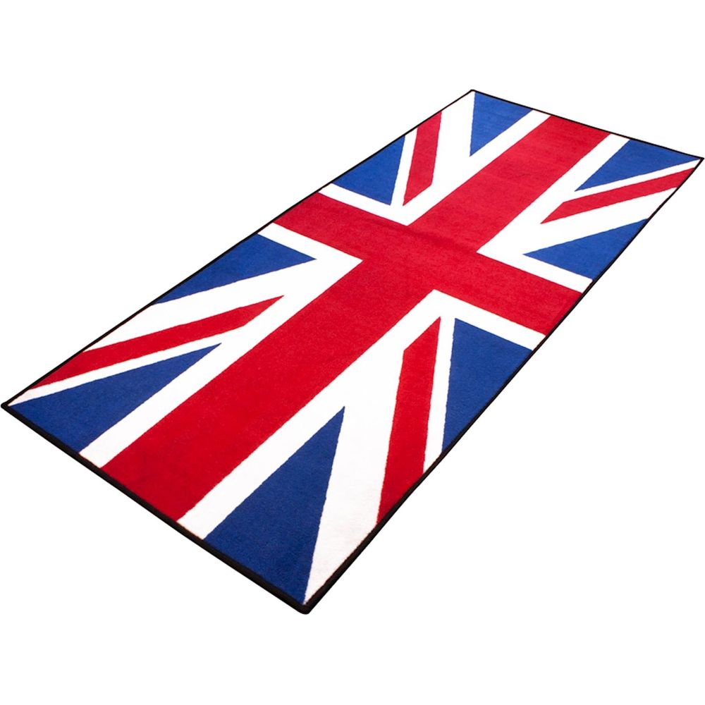 BikeTek Series 3 Union Jack Garage Mat Red FREE 1 YEAR Returns, FREE UK Delivery | ThrottleChimp