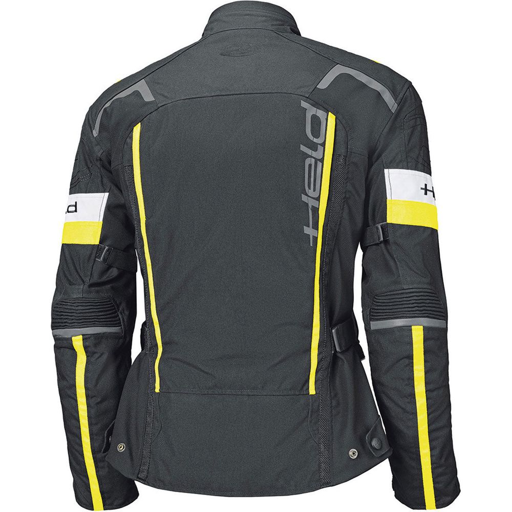 Held 4-Touring 2 Textile Jacket Black / Fluo Yellow FREE 1 YEAR Returns, FREE UK Delivery | ThrottleChimp
