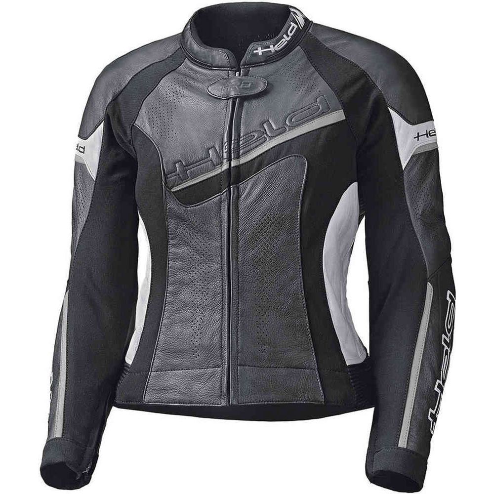 Held Debbie 2 Ladies Leather Jacket Black / White FREE 1 YEAR Returns, FREE UK Delivery | ThrottleChimp