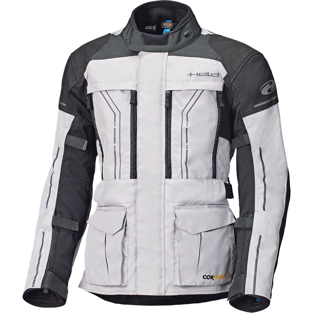 Held Pentland Top Textile Jacket Grey / Black FREE 1 YEAR Returns, FREE UK Delivery | ThrottleChimp