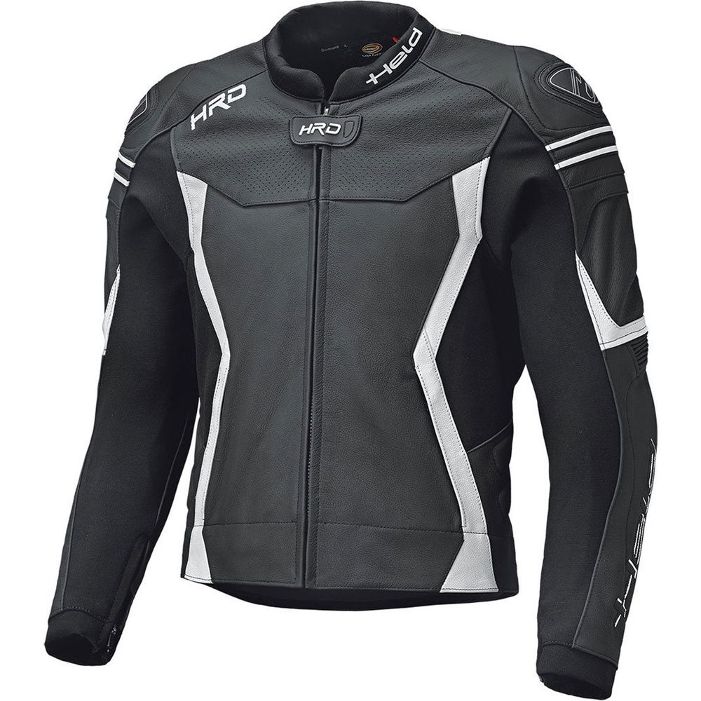 Held Street 3.0 Leather Jacket Black / White FREE 1 YEAR Returns, FREE UK Delivery | ThrottleChimp