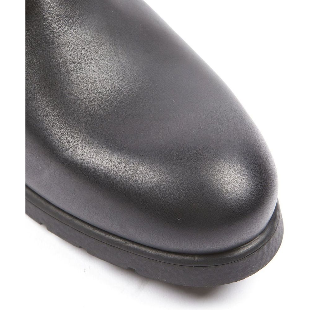 Helstons City Leather Boots Aniline Black FREE 1 YEAR Returns, FREE UK Delivery | ThrottleChimp