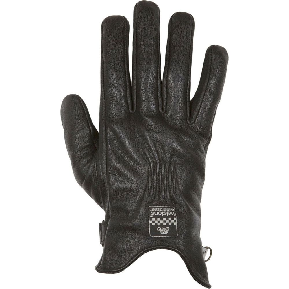 Helstons Condor Summer Leather Gloves Black FREE 1 YEAR Returns, FREE UK Delivery | ThrottleChimp