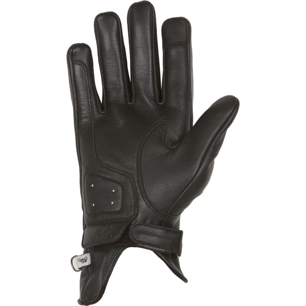 Helstons Condor Summer Leather Gloves Black FREE 1 YEAR Returns, FREE UK Delivery | ThrottleChimp
