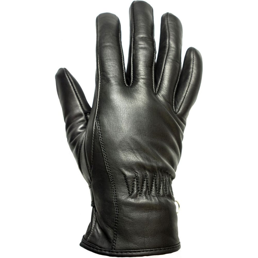 Helstons First Summer Leather Gloves Black FREE 1 YEAR Returns, FREE UK Delivery | ThrottleChimp
