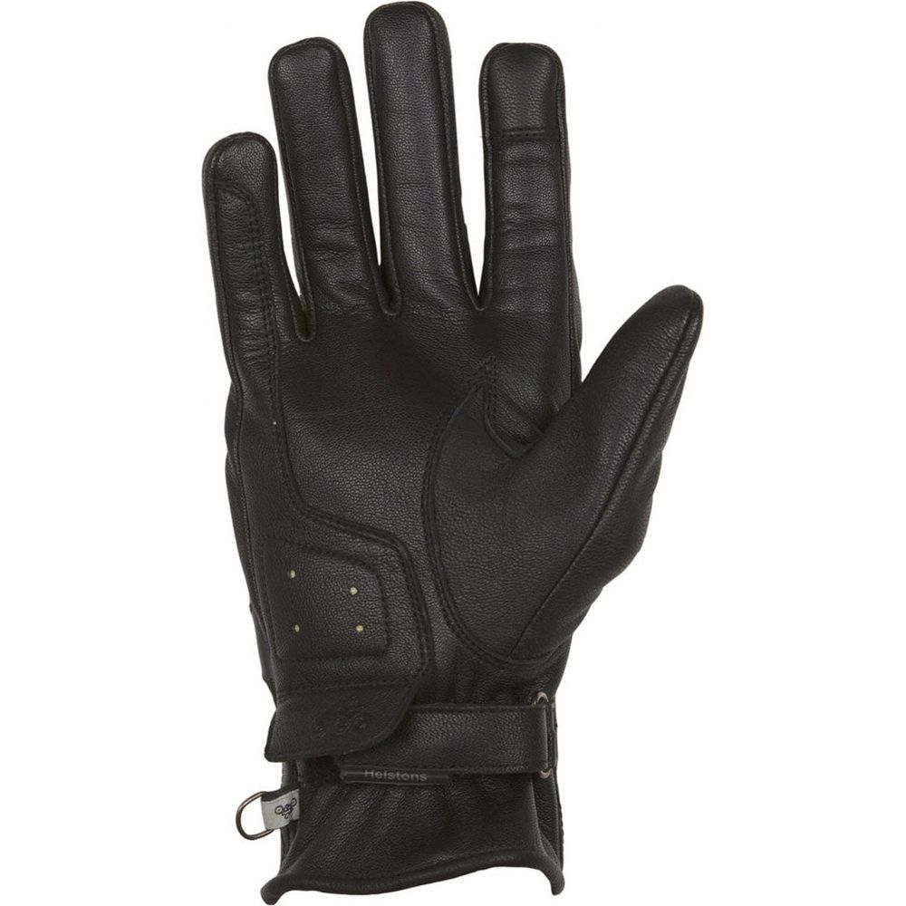 Helstons Mora Summer Leather Gloves Black / White / Grey FREE 1 YEAR Returns, FREE UK Delivery | ThrottleChimp