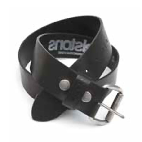 Helstons Old Plain Leather Belt Black FREE 1 YEAR Returns, FREE UK Delivery | ThrottleChimp
