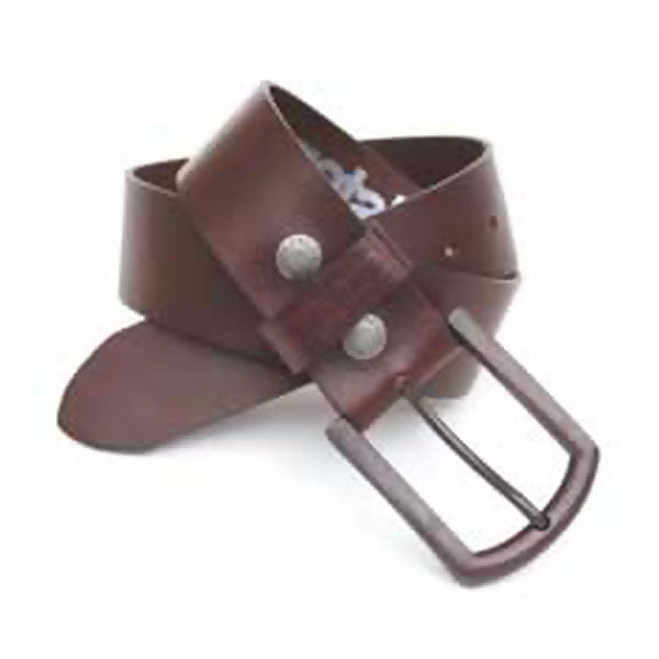 Helstons Old Plain Leather Belt Brown FREE 1 YEAR Returns, FREE UK Delivery | ThrottleChimp