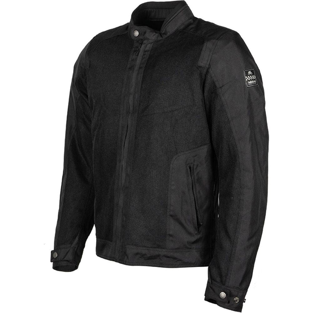 Helstons Stoner Air Mesh Textile Jacket Black FREE 1 YEAR Returns, FREE UK Delivery | ThrottleChimp