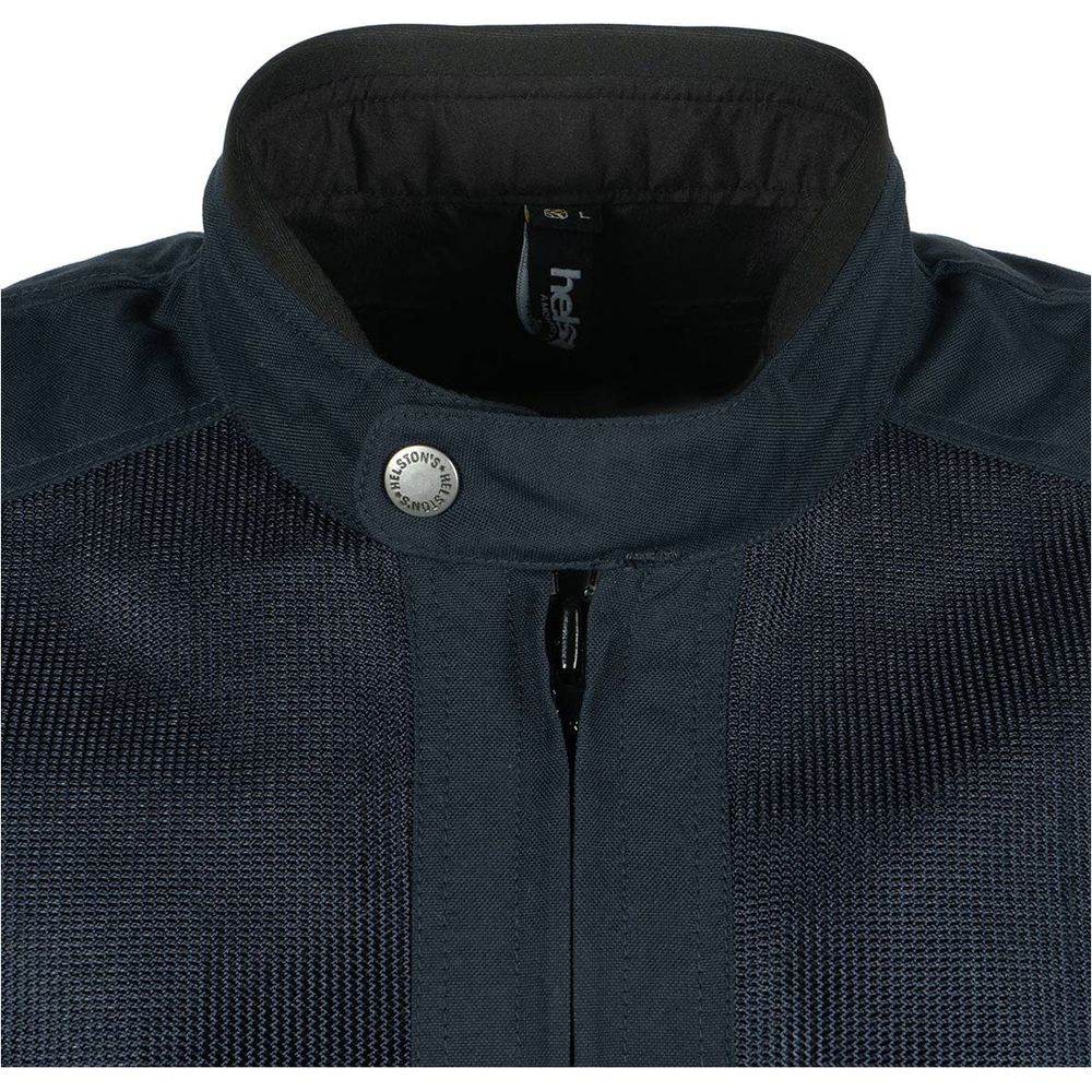 Helstons Stoner Air Mesh Textile Jacket Blue FREE 1 YEAR Returns, FREE UK Delivery | ThrottleChimp