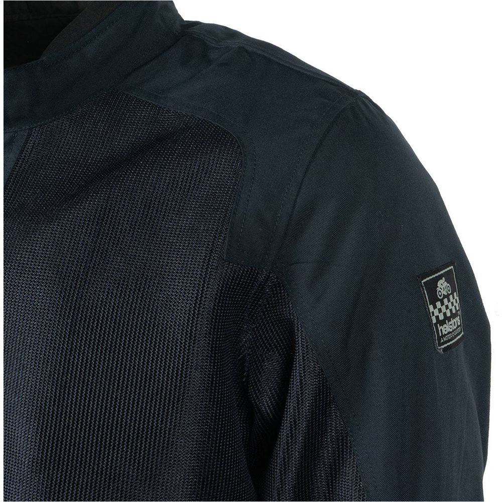 Helstons Stoner Air Mesh Textile Jacket Blue FREE 1 YEAR Returns, FREE UK Delivery | ThrottleChimp