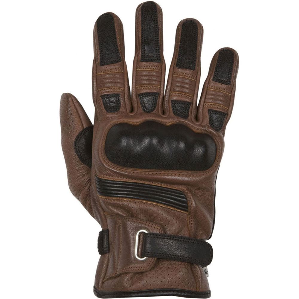 Helstons Strada Summer Leather Gloves Camel / Black FREE 1 YEAR Returns, FREE UK Delivery | ThrottleChimp