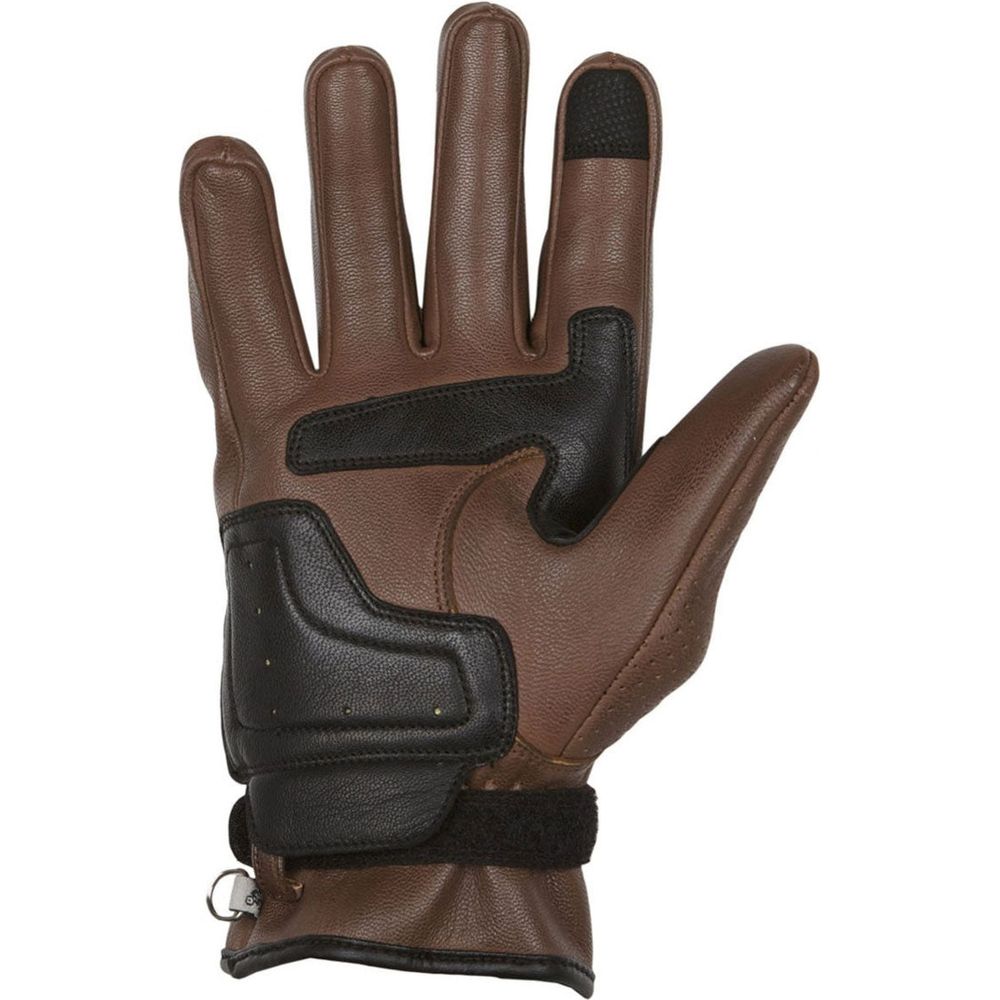 Helstons Strada Summer Leather Gloves Camel / Black FREE 1 YEAR Returns, FREE UK Delivery | ThrottleChimp