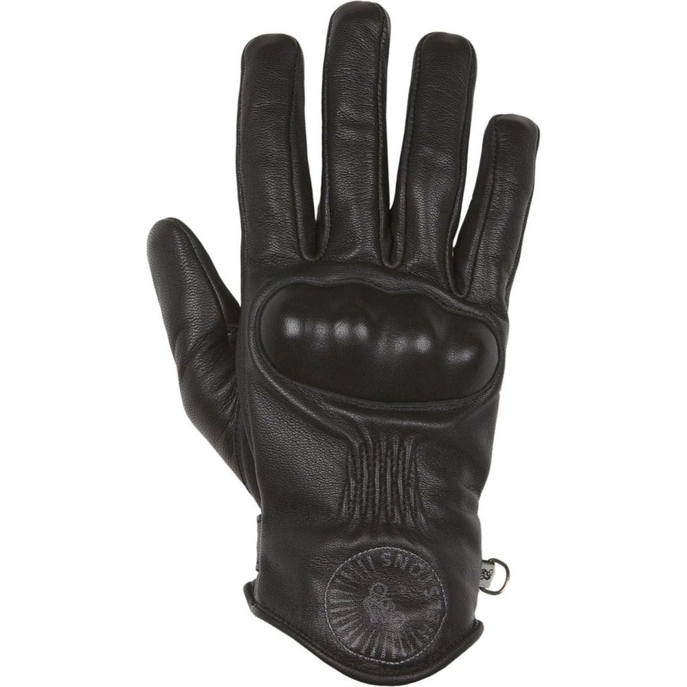 Helstons Sun Summer Leather Gloves Black FREE 1 YEAR Returns, FREE UK Delivery | ThrottleChimp