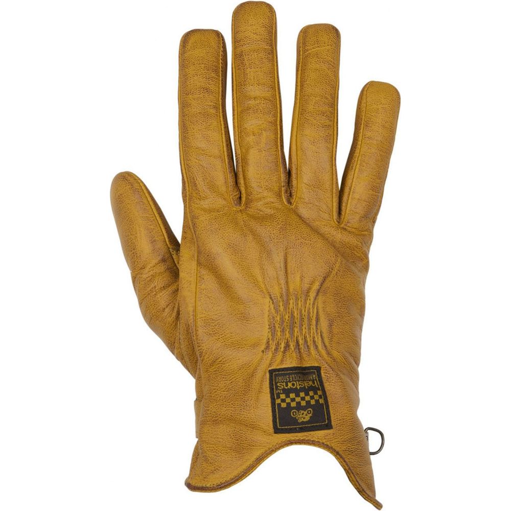 Helstons Swallow Summer Ladies Leather Gloves Gold / Brown FREE 1 YEAR Returns, FREE UK Delivery | ThrottleChimp