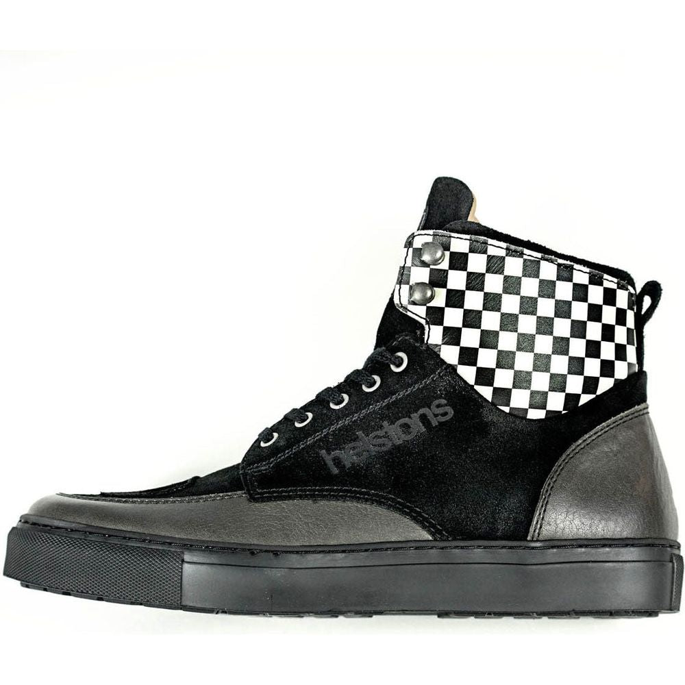 Helstons Utah Leather Boots Aniline Black FREE 1 YEAR Returns, FREE UK Delivery | ThrottleChimp