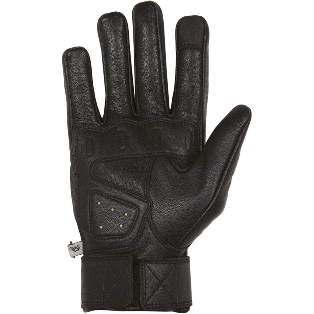 Helstons Wolf Summer Leather Gloves Black FREE 1 YEAR Returns, FREE UK Delivery | ThrottleChimp
