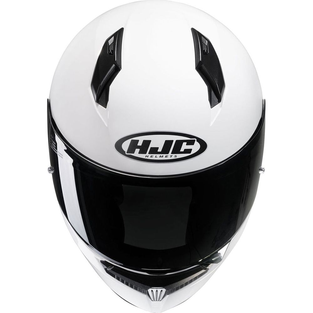 HJC C10 Full Face Helmet White FREE 1 YEAR Returns, FREE UK Delivery | ThrottleChimp