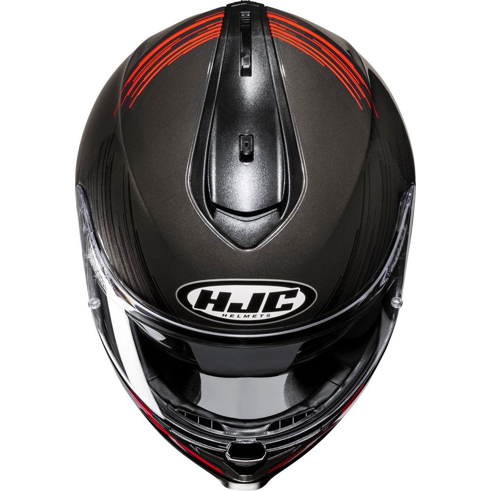 HJC C70N Sway Full Face Helmet MC1 Red FREE 1 YEAR Returns, FREE UK Delivery | ThrottleChimp