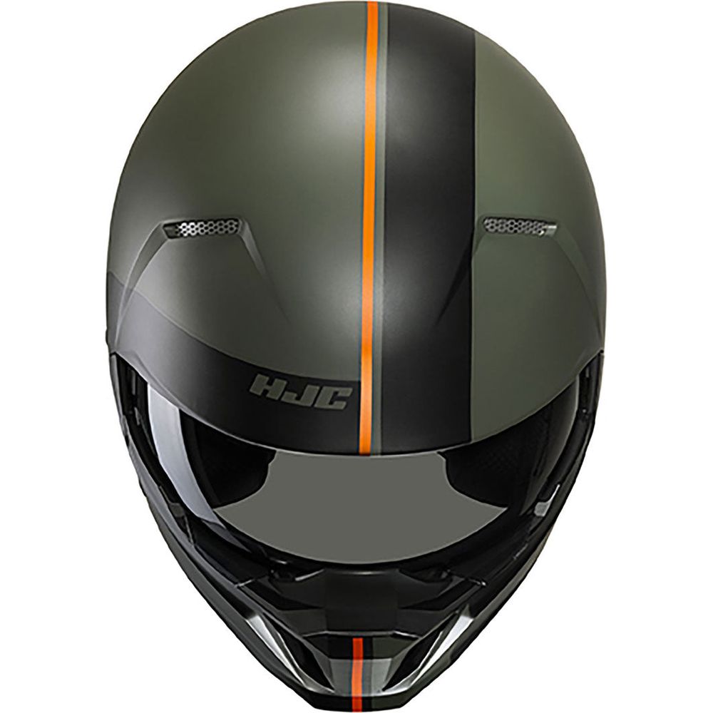 HJC I20 Batol Open Face Helmet MC4SF Green FREE 1 YEAR Returns, FREE UK Delivery | ThrottleChimp