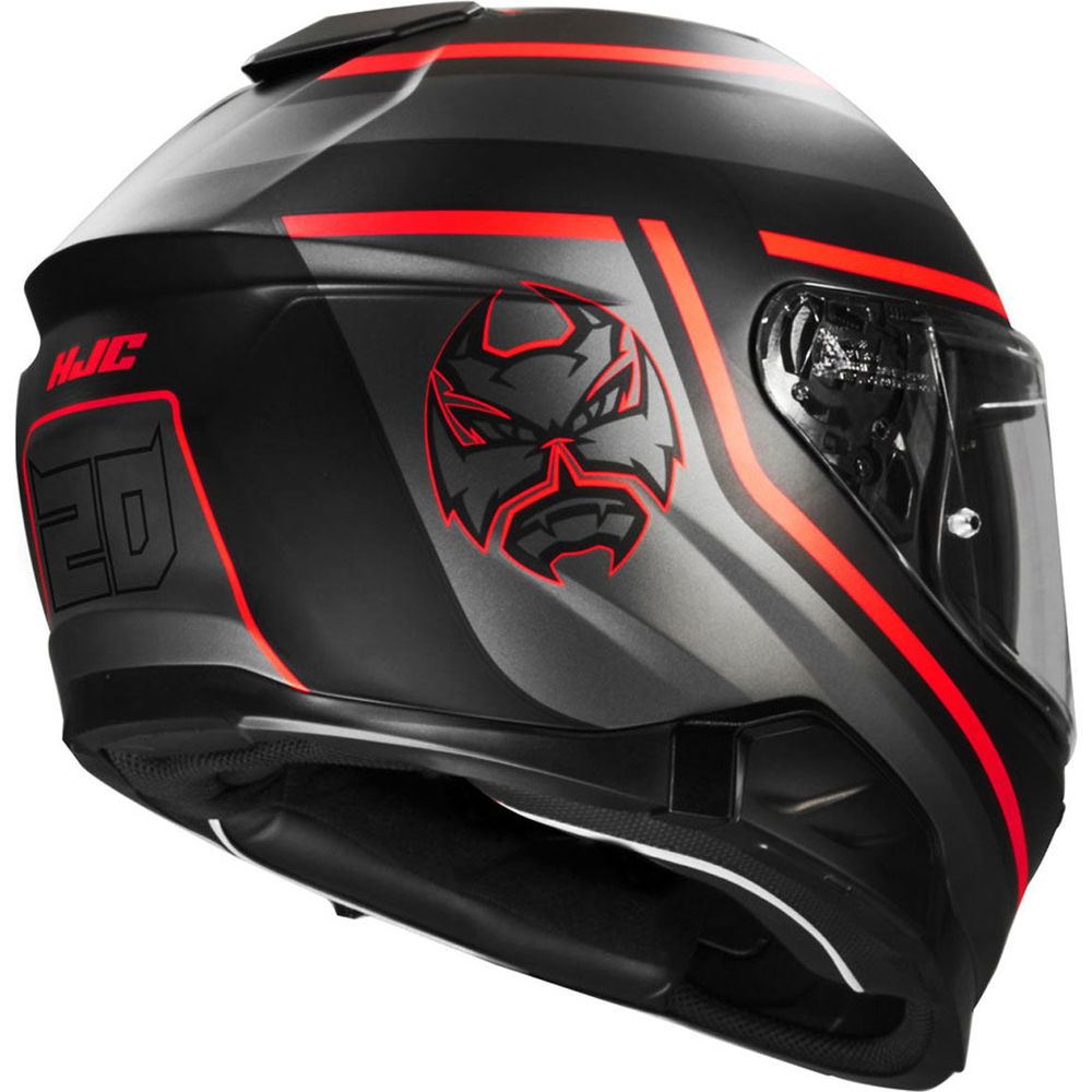 HJC I71 Fabio Quartararo 20 Full Face Helmet MC1SF Black / Red FREE 1 YEAR Returns, FREE UK Delivery | ThrottleChimp