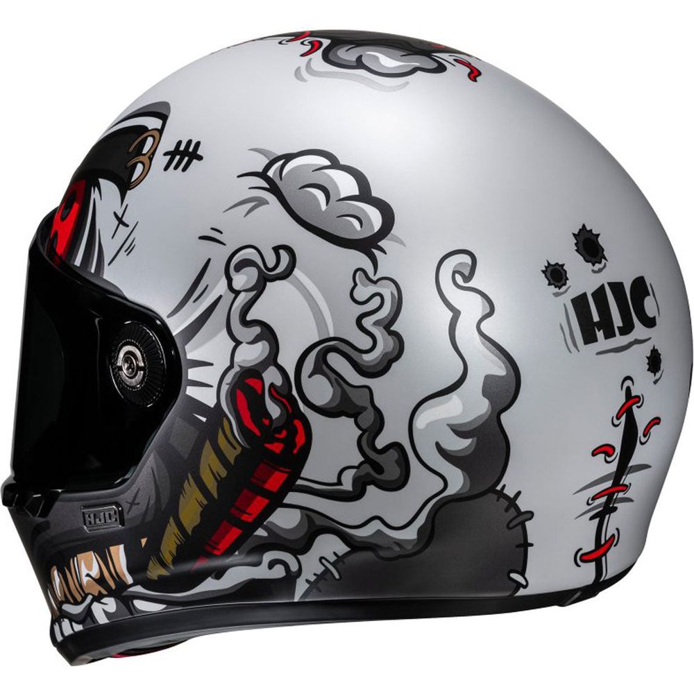 HJC V10 Vatt Full Face Helmet MC1SF Red FREE 1 YEAR Returns, FREE UK Delivery | ThrottleChimp