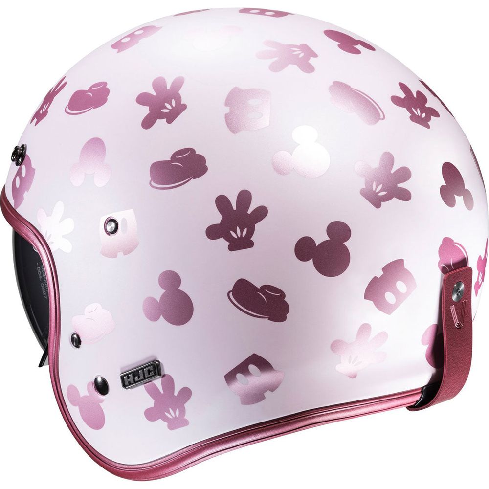 HJC V31 Disney Mickey Open Face Helmet MC8SF Pink FREE 1 YEAR Returns, FREE UK Delivery | ThrottleChimp