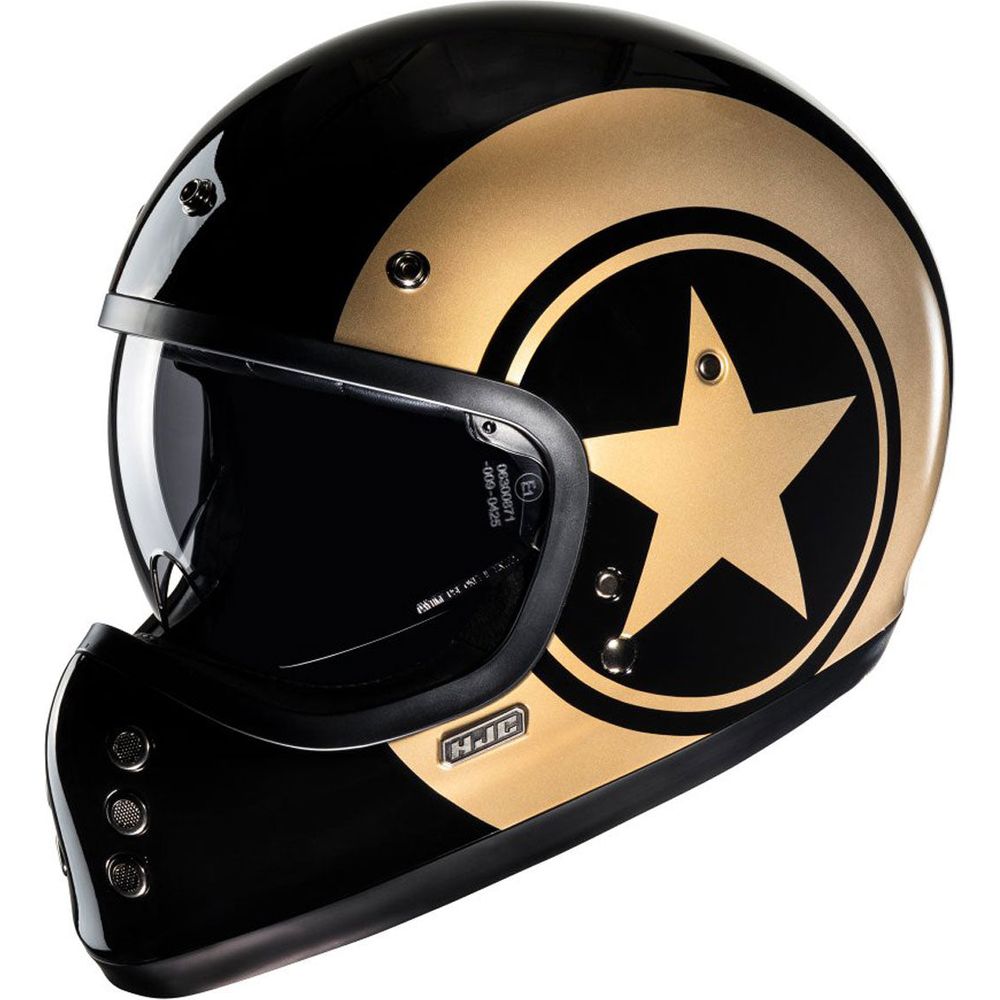 HJC V60 Nyx Full Face Helmet MC9 Gold FREE 1 YEAR Returns, FREE UK Delivery | ThrottleChimp