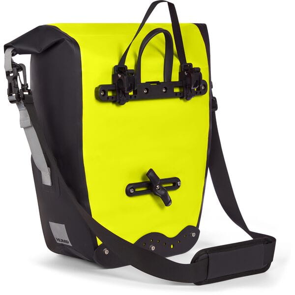 HUMP Reflective Waterproof Single Pannier Hi-Viz Yellow - FREE 1 YEAR Returns, FREE UK Delivery | ThrottleChimp