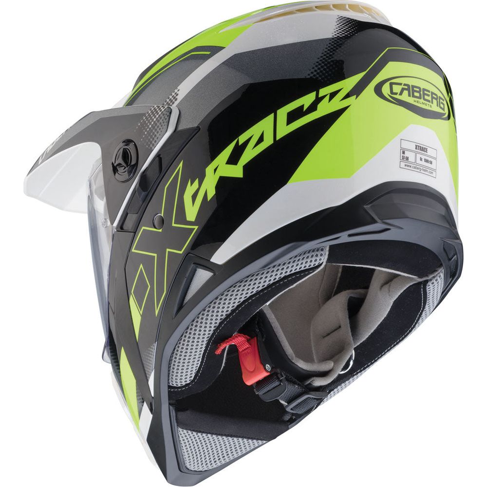 Caberg X-Trace Spark Plain Full Face Helmet Matt Black / Anthracite / Fluo Yellow FREE 1 YEAR Returns, FREE UK Delivery | ThrottleChimp