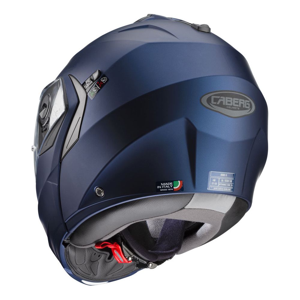 Caberg Duke 2 Plain Flip-Up Helmet Matt Blue FREE 1 YEAR Returns, FREE UK Delivery | ThrottleChimp