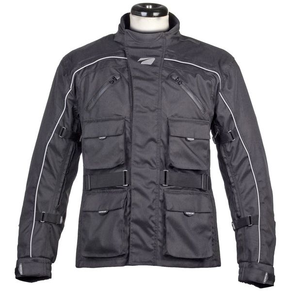 Spada Fifty5 Sahara Textile Jacket Black FREE 1 YEAR Returns, FREE UK Delivery | ThrottleChimp