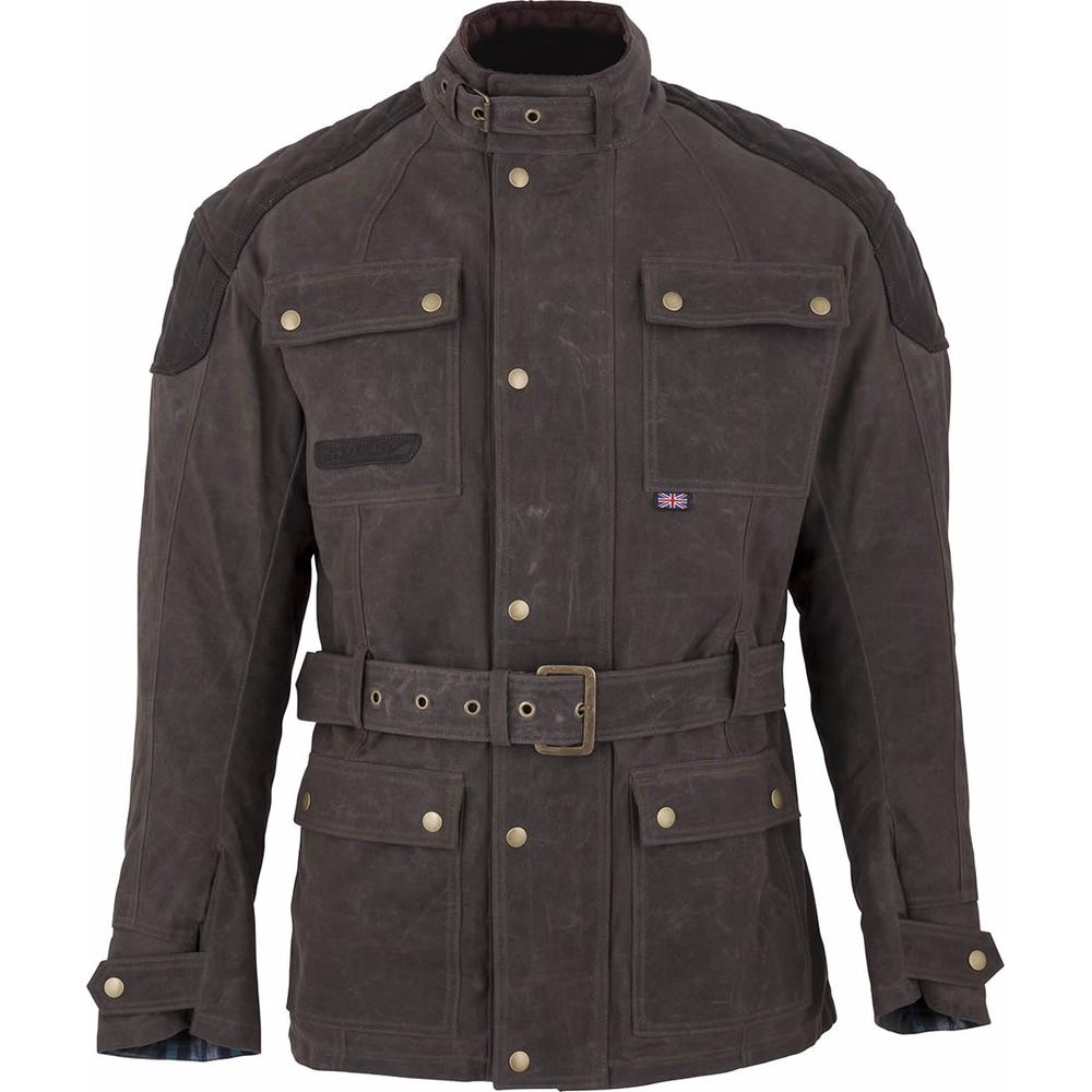 Spada Staffy Textile Jacket Brown FREE 1 YEAR Returns, FREE UK Delivery | ThrottleChimp