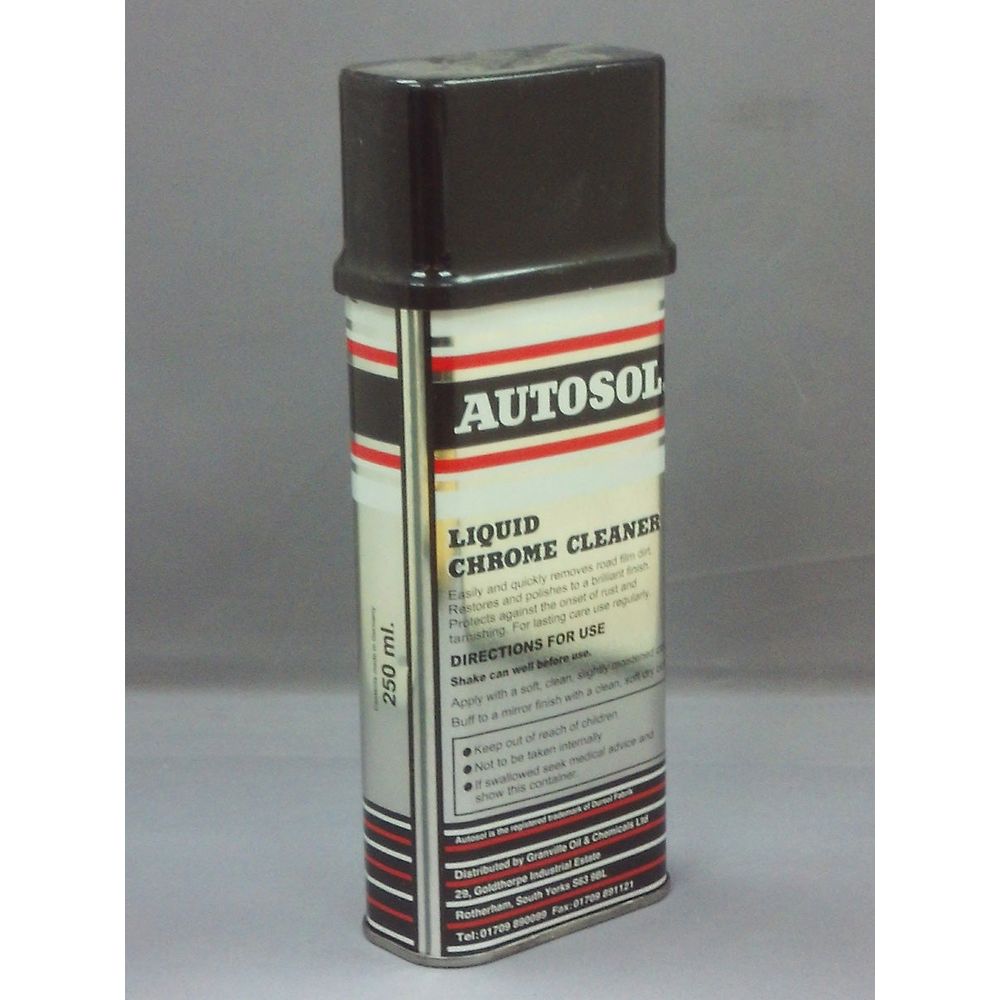 Solvol Autosol Chrome Cleaner Liquid FREE 1 YEAR Returns, FREE UK Delivery | ThrottleChimp