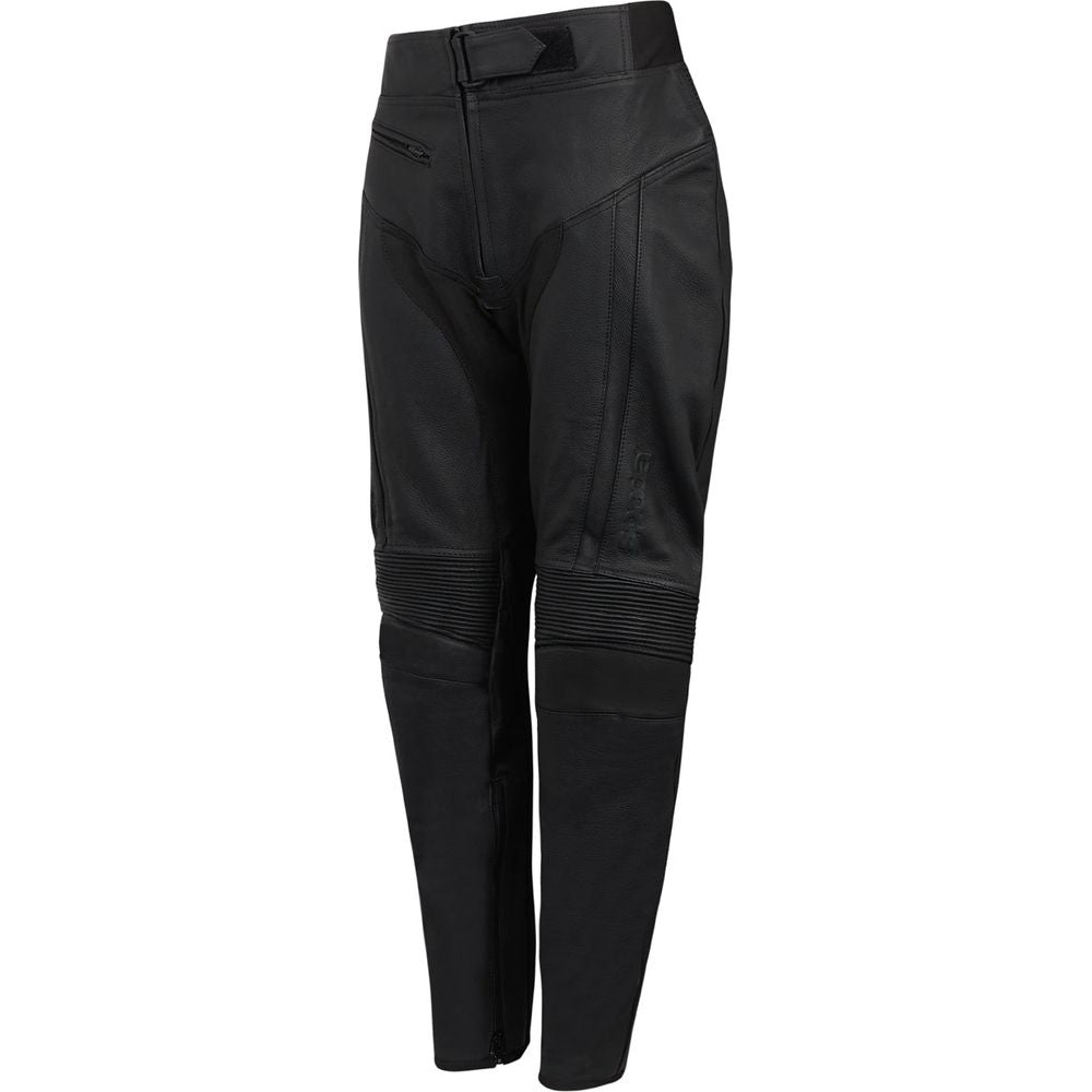 Spada Everider CE Ladies Leather Jean Black FREE 1 YEAR Returns, FREE UK Delivery | ThrottleChimp